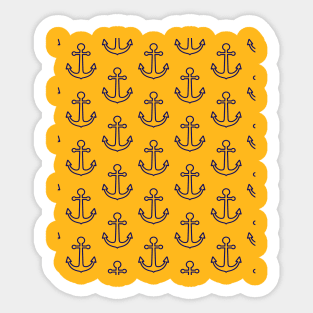 Blue Anchor  - Anchor tank - Beach tank Sticker